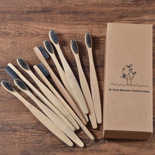 Load image into Gallery viewer, New design mixed color bamboo toothbrush