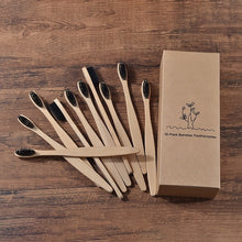 Load image into Gallery viewer, New design mixed color bamboo toothbrush