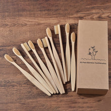 Load image into Gallery viewer, New design mixed color bamboo toothbrush