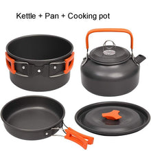 Load image into Gallery viewer, Camping Cookware Kit