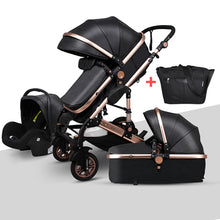 Load image into Gallery viewer, Newborn Baby Stroller 3 in 1 High Landscape Carriage