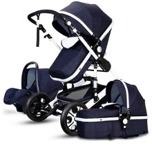 Load image into Gallery viewer, Newborn Baby Stroller 3 in 1 High Landscape Carriage