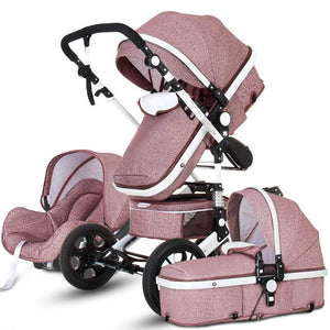 Newborn Baby Stroller 3 in 1 High Landscape Carriage