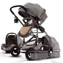 Load image into Gallery viewer, Newborn Baby Stroller 3 in 1 High Landscape Carriage