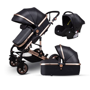 Newborn Baby Stroller 3 in 1 High Landscape Carriage