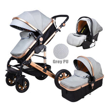 Load image into Gallery viewer, Newborn Baby Stroller 3 in 1 High Landscape Carriage