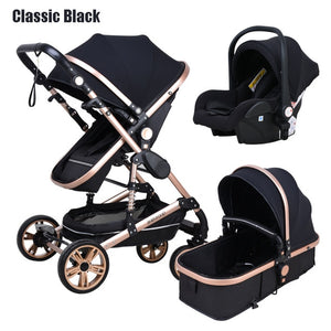 Newborn Baby Stroller 3 in 1 High Landscape Carriage