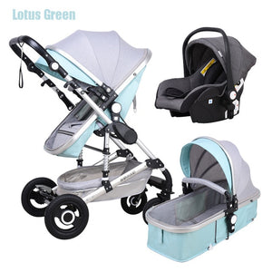Newborn Baby Stroller 3 in 1 High Landscape Carriage