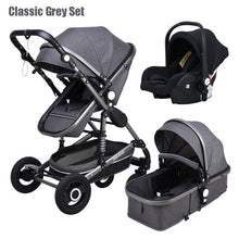 Load image into Gallery viewer, Newborn Baby Stroller 3 in 1 High Landscape Carriage