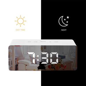 Digital LED Mirror Alarm Clock - AMZING STEAL DEALS