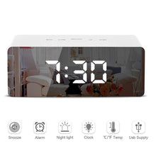 Load image into Gallery viewer, Digital LED Mirror Alarm Clock - AMZING STEAL DEALS