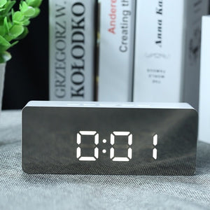 Digital LED Mirror Alarm Clock - AMZING STEAL DEALS